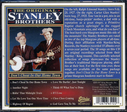 The Stanley Brothers - Don't Cheat In Our Home Town [New CD]