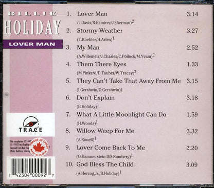 Billie Holiday - The World Of Billie Holiday: Lover Man [New CD]