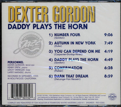 Dexter Gordon - Daddy Plays The Horn [New CD]