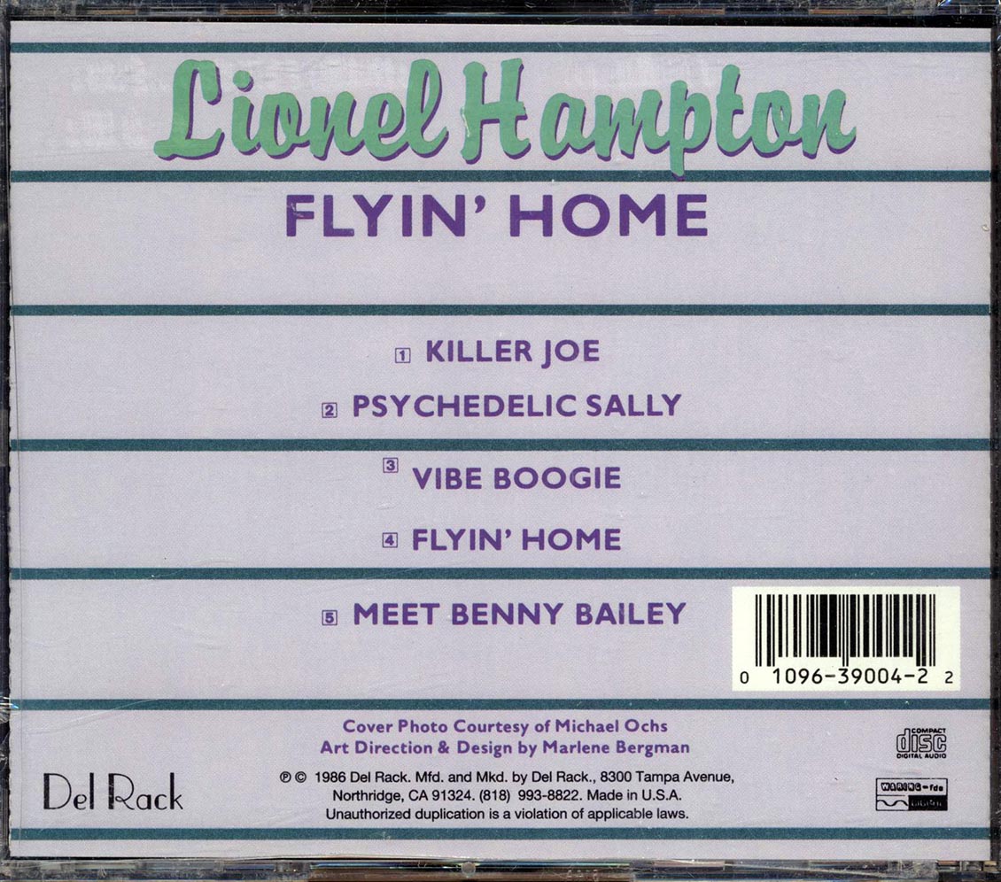 Lionel Hampton - Flyin' Home [New CD]