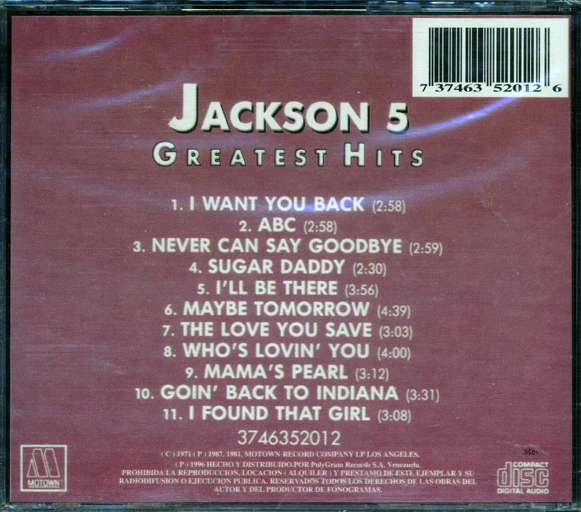 Jackson 5 - Greatest Hits [New CD]