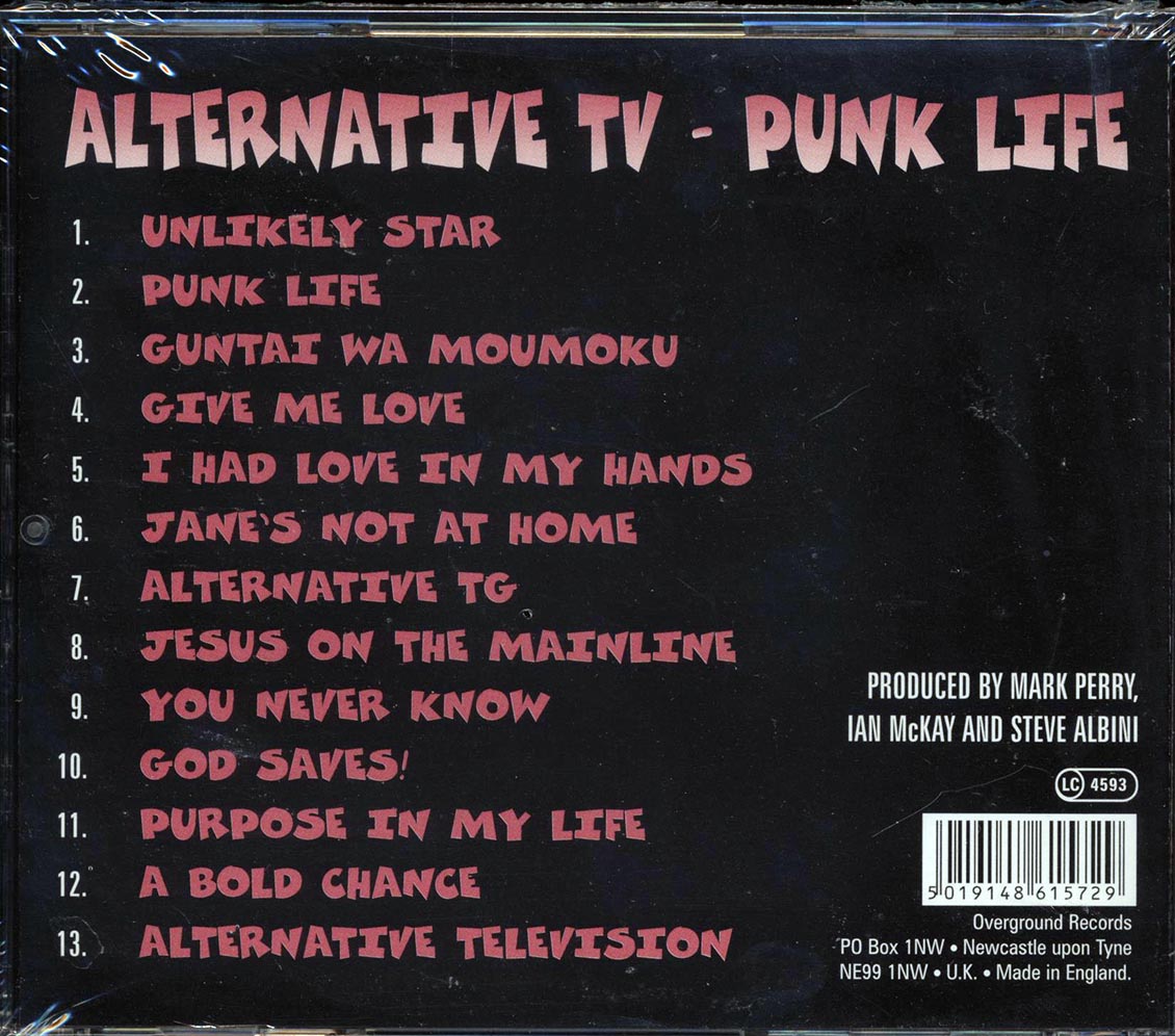Alternative TV - Punk Life [New CD]