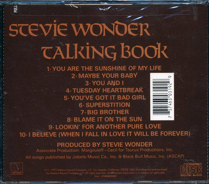 Stevie Wonder - Talking Book [New CD]