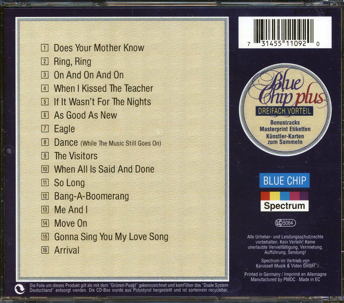 Abba - Arrival; Ring Ring; Does Your Mother Know Und 13 Weitere ABBA Hits [New CD]