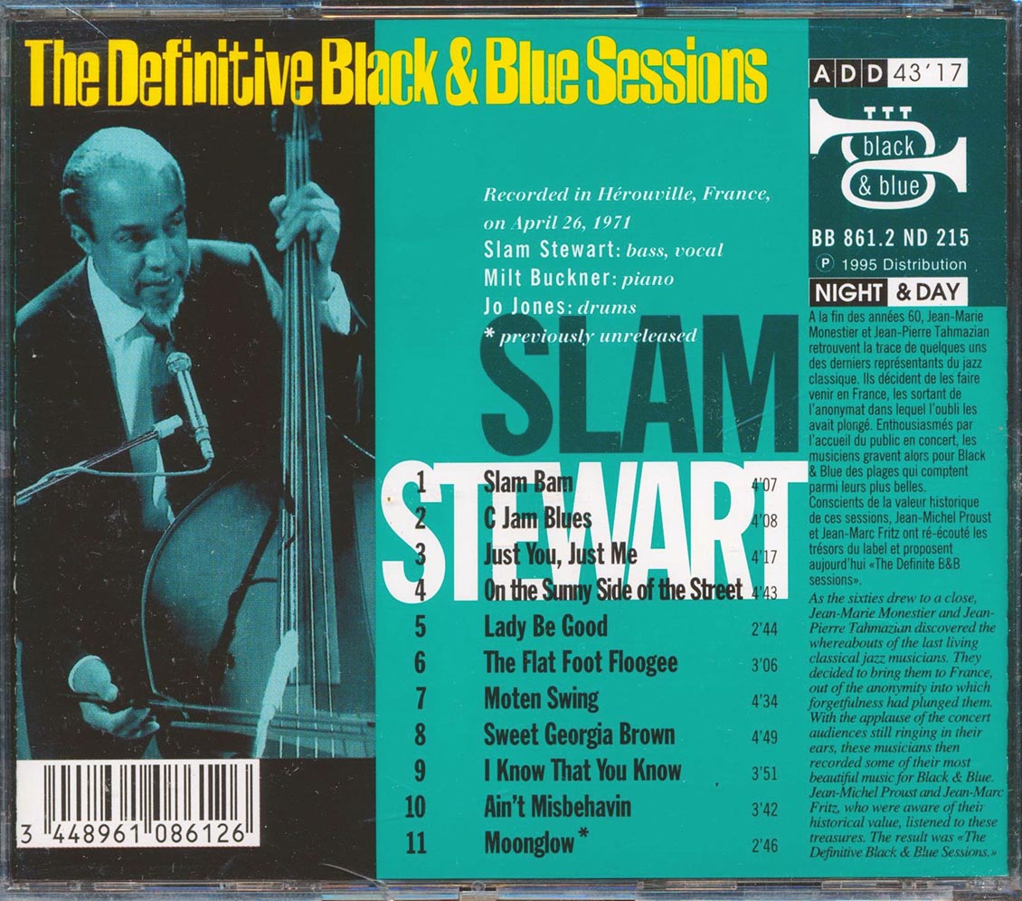 Slam Stewart - Slam Bam [New CD]