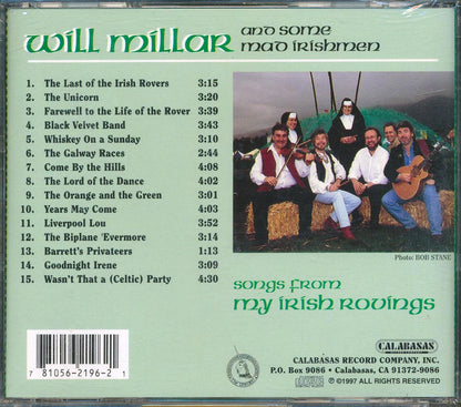 Will Millar - Songs From My Irish Rovings [New CD]