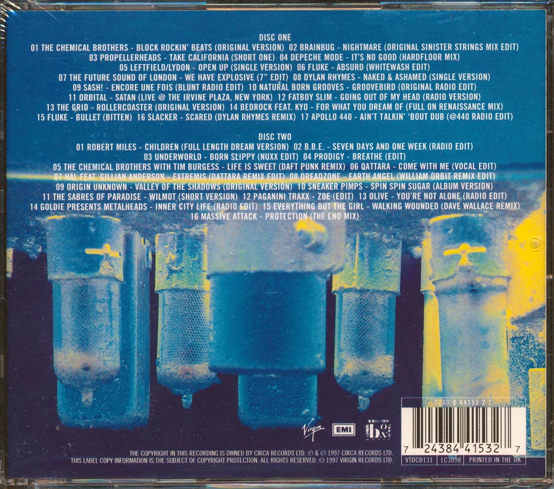 The Chemical Brothers, Brainbag, Propellerheads, Etc. - Electronica Full-On Big Beats (2xCD) [New CD]