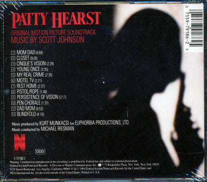 Scott Johnson - Patty Hearst Original Motion Picture Soundtrack [New CD]