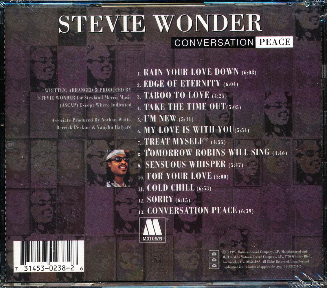 Stevie Wonder - Conversation Peace [New CD]
