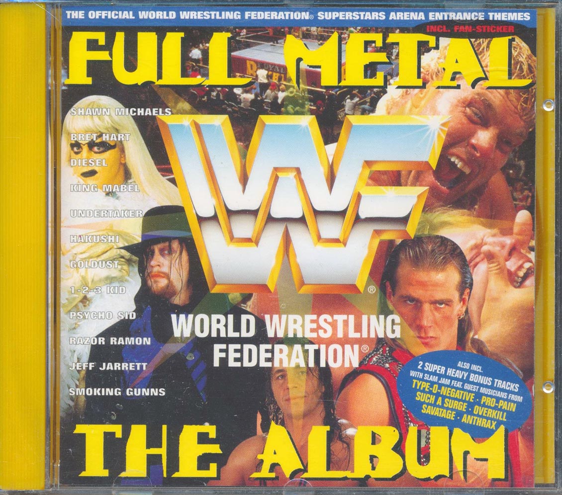 The World Wrestling Federation Superstars, Slam Jam, Bret Hart, Johnston - Full Metal: The Album [New CD]