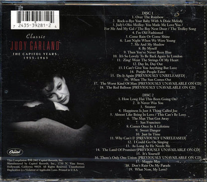 Judy Garland - Classic Judy Garland: The Capitol Years 1955-1965 (37 tracks) (2xCD) [New CD]