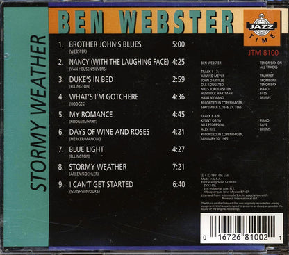 Ben Webster - Stormy Weather [New CD]