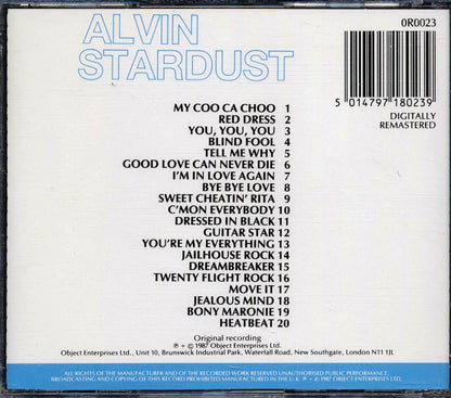 Alvin Stardust - 20 Of The Best [New CD]