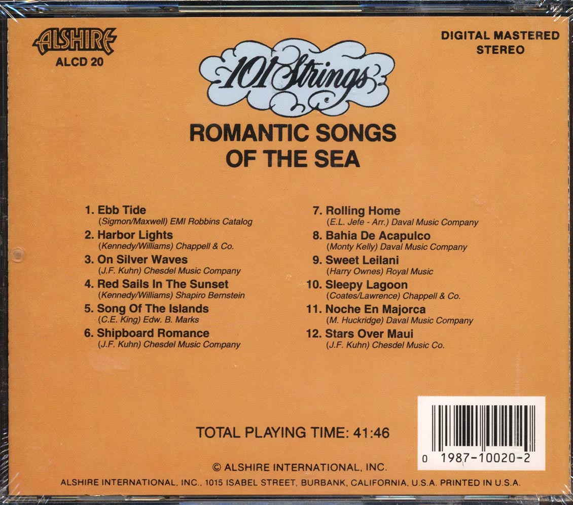 101 Strings - Romantic Songs Of The Sea [New CD]