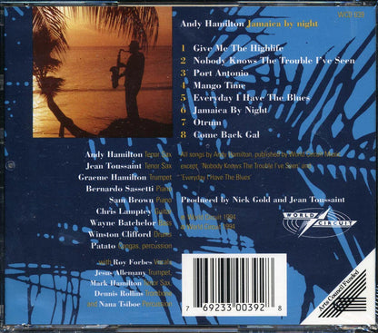 Andy Hamilton - Jamaica By Night [New CD]