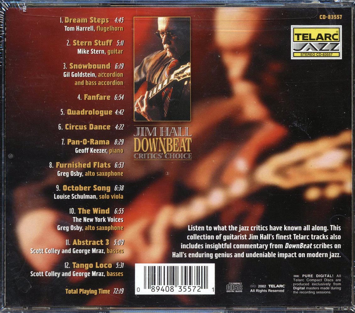 Jim Hall - Downbeat Critic's Choice [New CD]