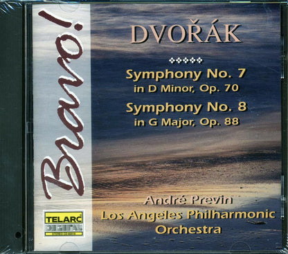 Andre Previn, Los Angeles Philharmonic Orchestra - Dvorak Symphony No. 7 In D Minor, Op. 70 Symphony No. 8 In G Major, Op. 88 [New CD]