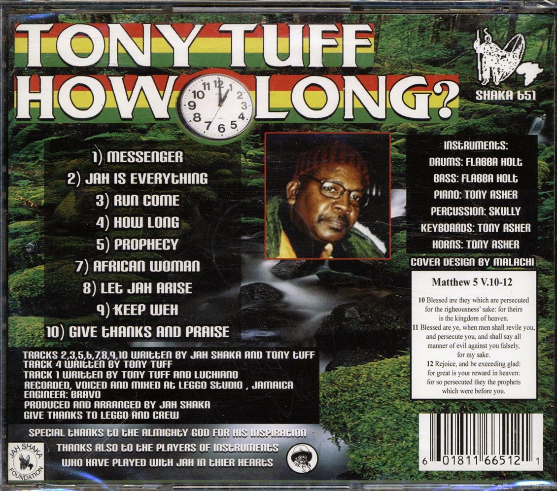 Tony Tuff - How Long [New CD]