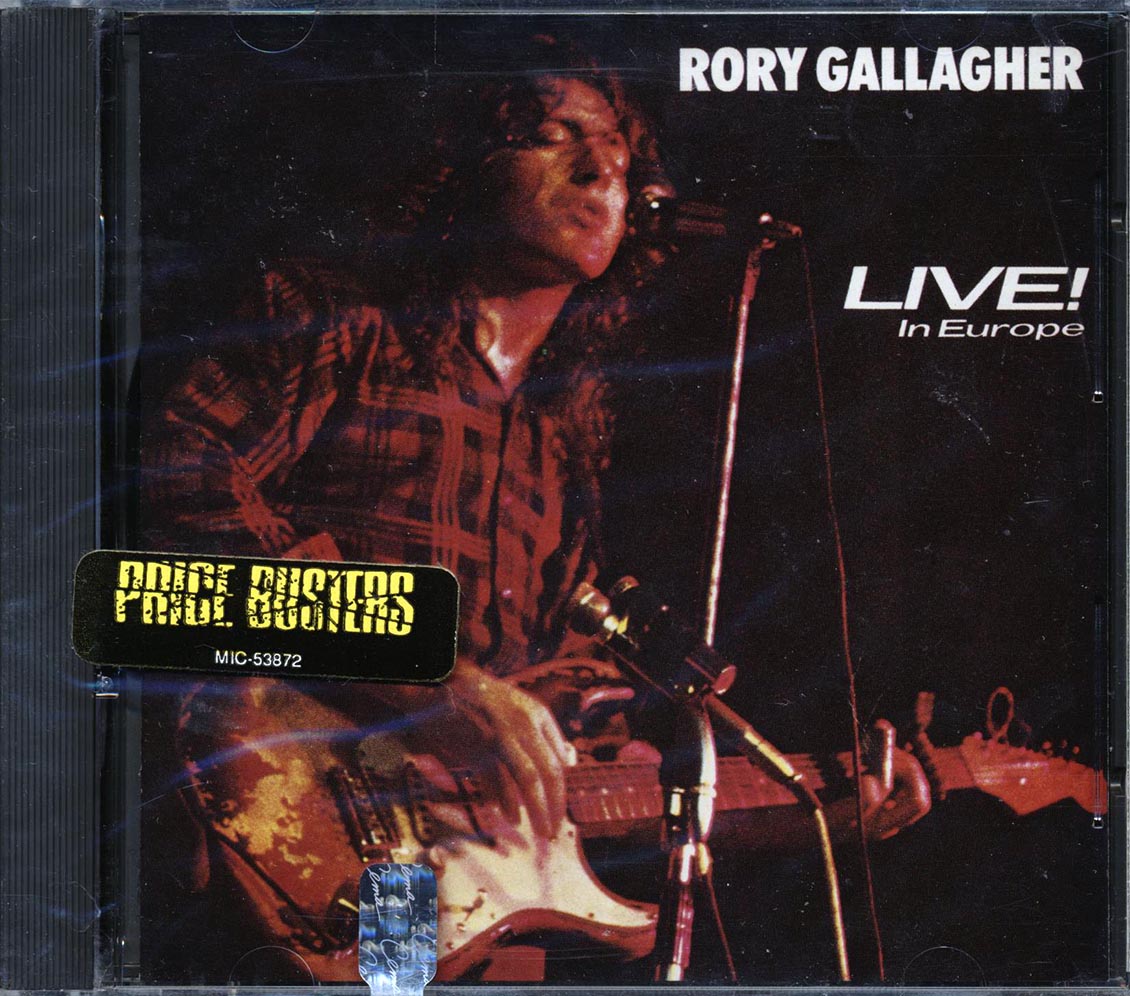 Rory Gallagher - Live In Europe [New CD]