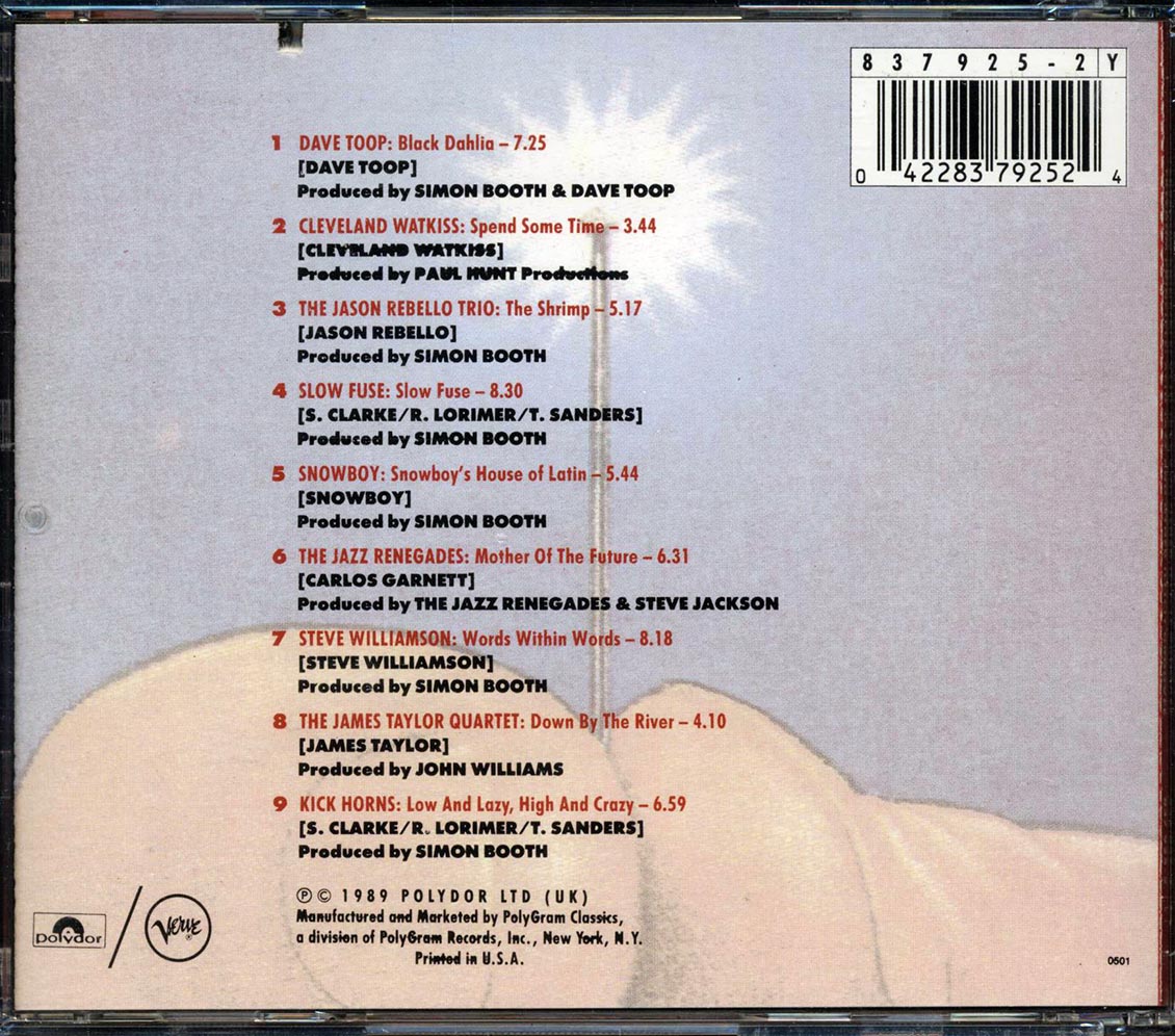 Dave Toop, Cleveland Watkiss, Slow Fuse, Snowboy, Etc. - Freedom Principle: Acid Jazz And Other Illicit Grooves Volume 2 [New CD]