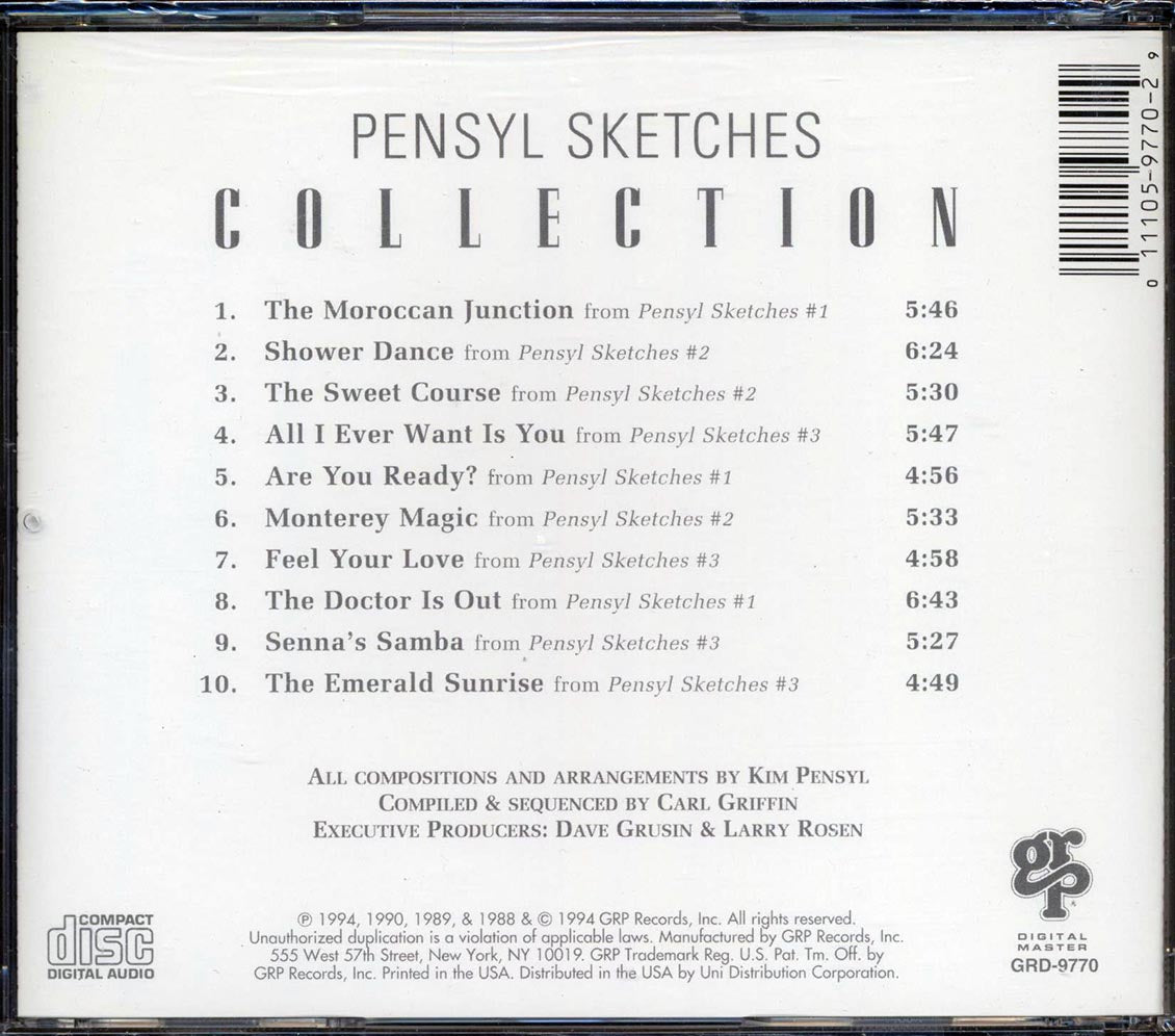 Kim Pensyl - Pensyl Sketches Collection [New CD]