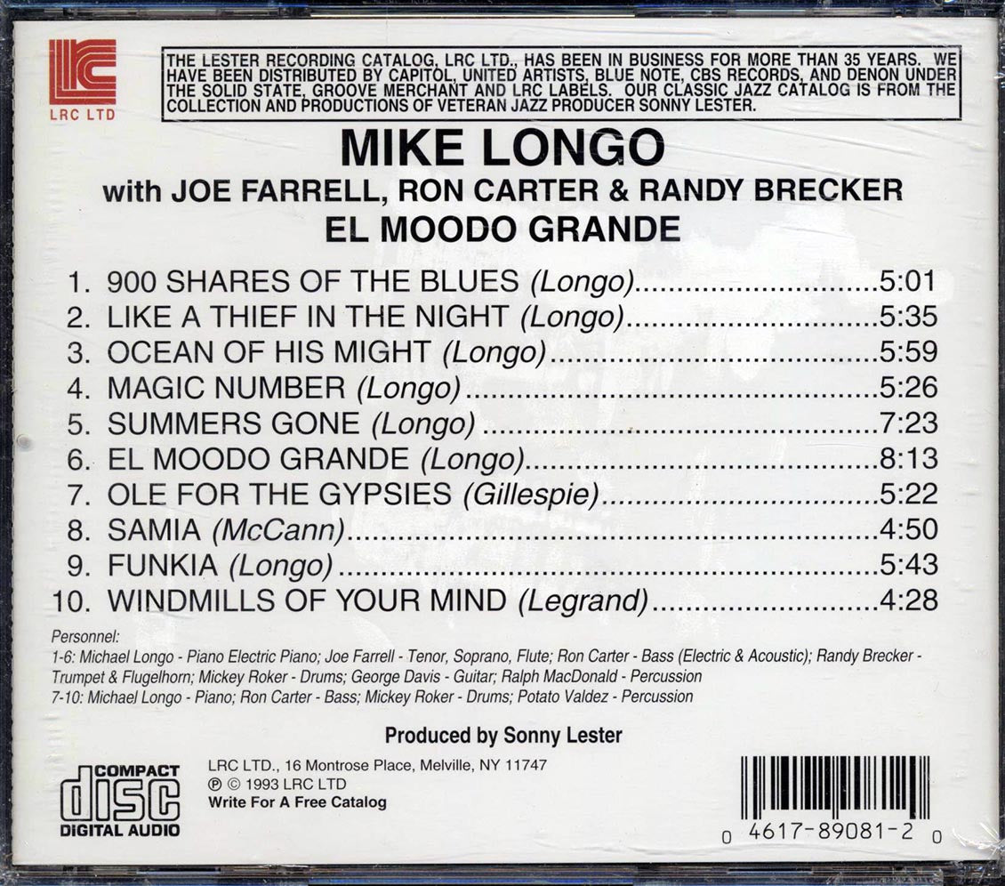 Mike Longo - El Moodo Grande [New CD]