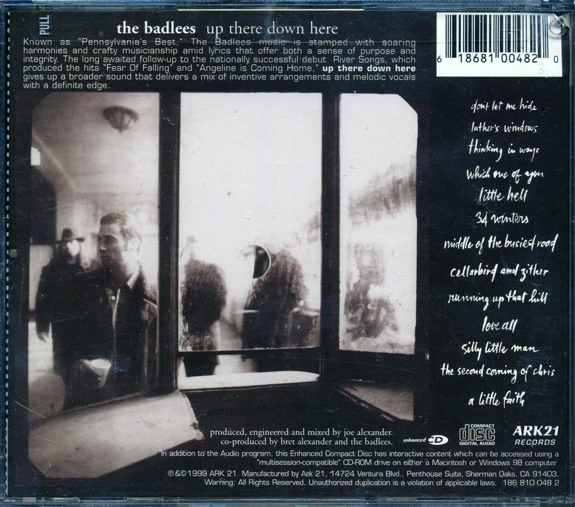 The Badlees - Up There Down Here [New CD]