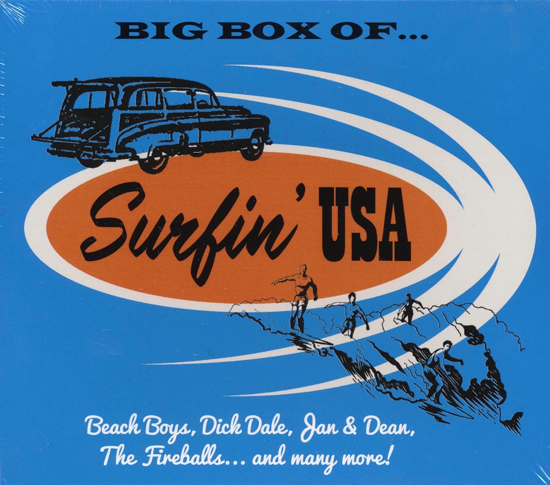 The Fireballs, The Ventures, The Gamblers, Dick Dale, Jan & Dean, Etc. - Big Box Of Surfin' USA (203 tracks) (6xCD) (box set) [New CD]