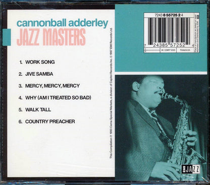 Cannonball Adderley - Jazz Masters [New CD]