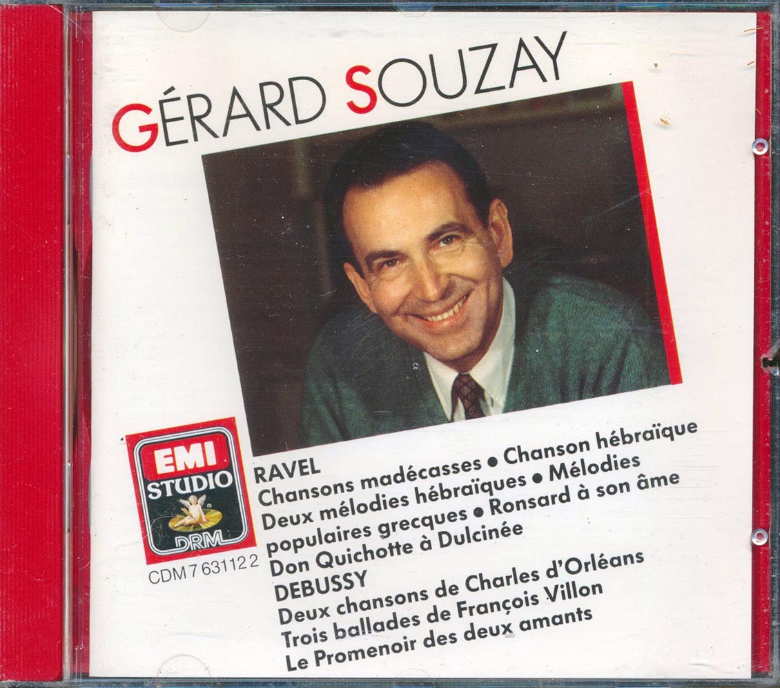 Gerard Souzay - Ravel Debussy Melodies [New CD]