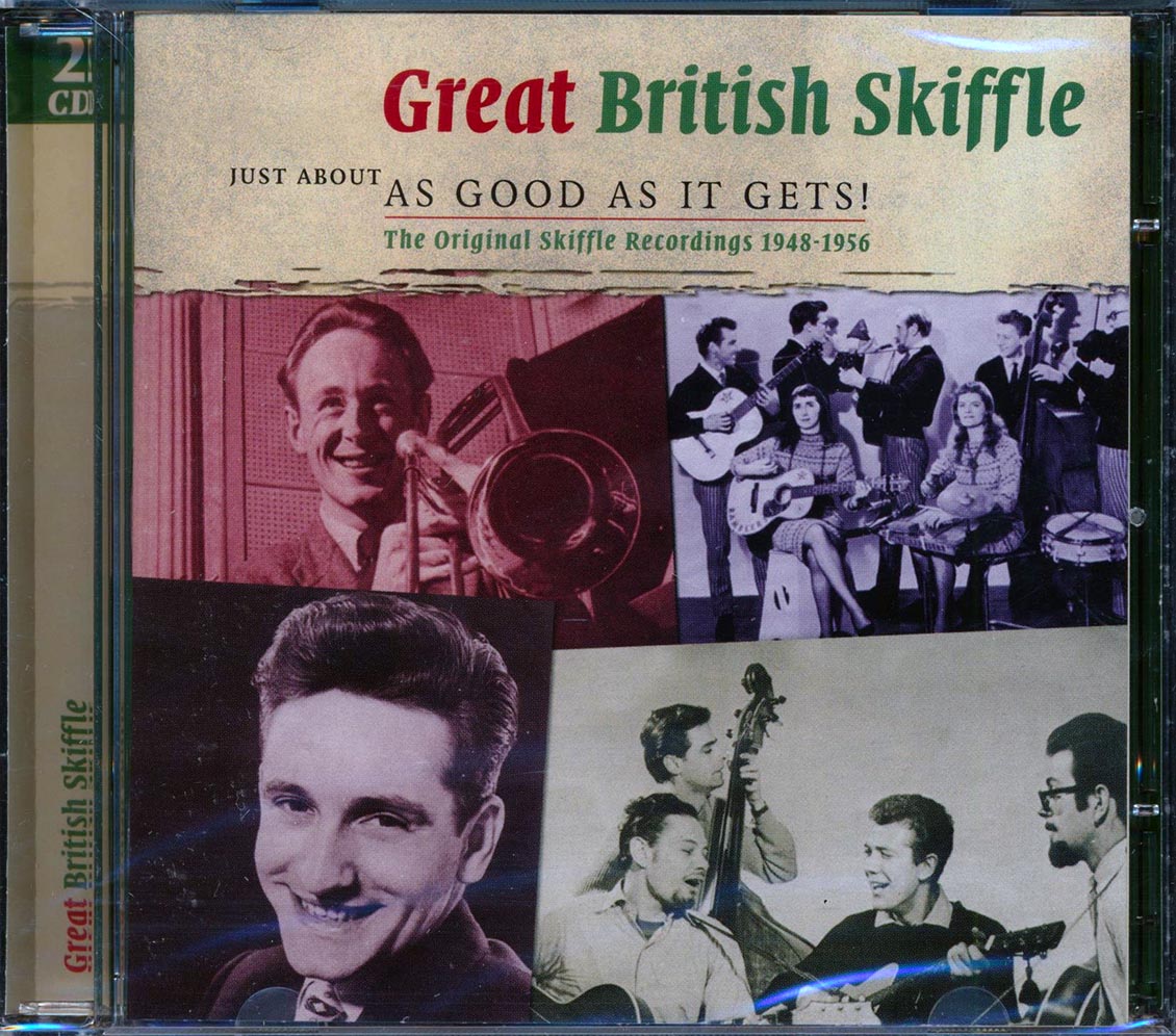 The Vipers Skiffle Group, City Ramblers Skiffle Group, Ken Colyer's Skiffle Group, Etc. - Great British Skiffle: The Original Skiffle Recordings 1948 To 1956 (55 tracks) (2xCD) [New CD]