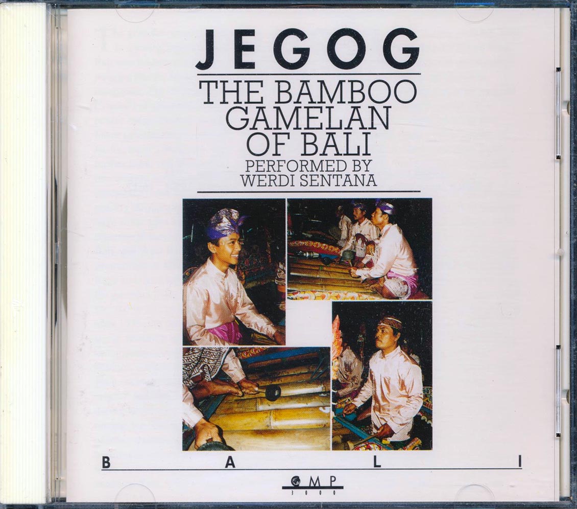 Werdi Sentana - Jegog: The Bamboo Gamelan Of Bali [New CD]