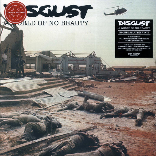 Disgust - A World Of No Beauty + Thrown Into Oblivion (ltd. ed.) (2xLP) (clear/black splatter vinyl) [New]