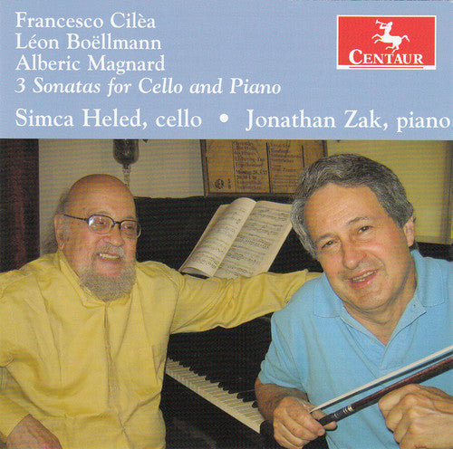 Cilea / Boellmann / Heled / Zak - 3 Sonatas for Cello & Piano [CD]