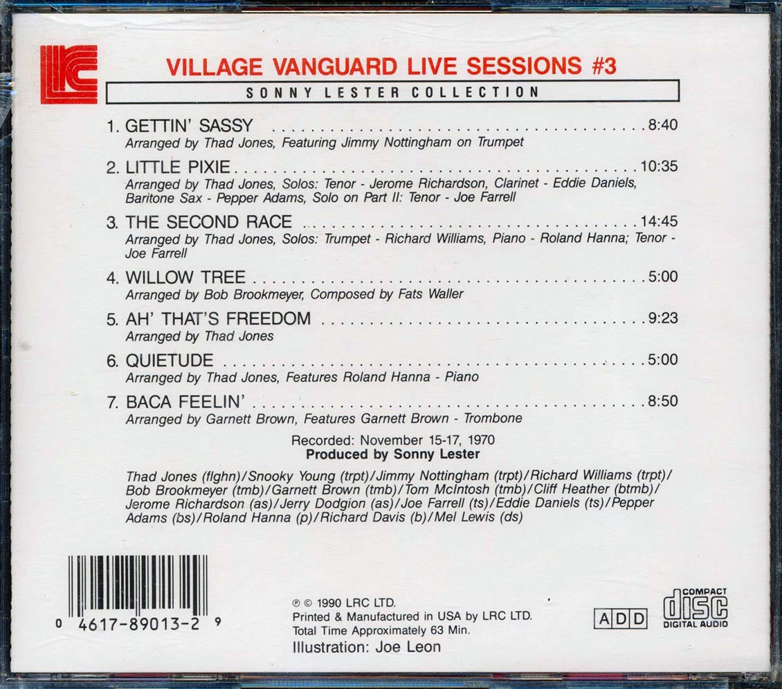 Thad Jones, Mel Lewis Big Band  - Village Vanguard Live Sessions 3 [New CD]