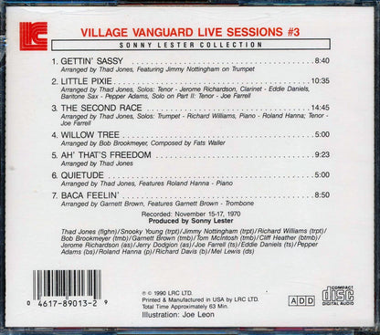Thad Jones, Mel Lewis Big Band  - Village Vanguard Live Sessions 3 [New CD]