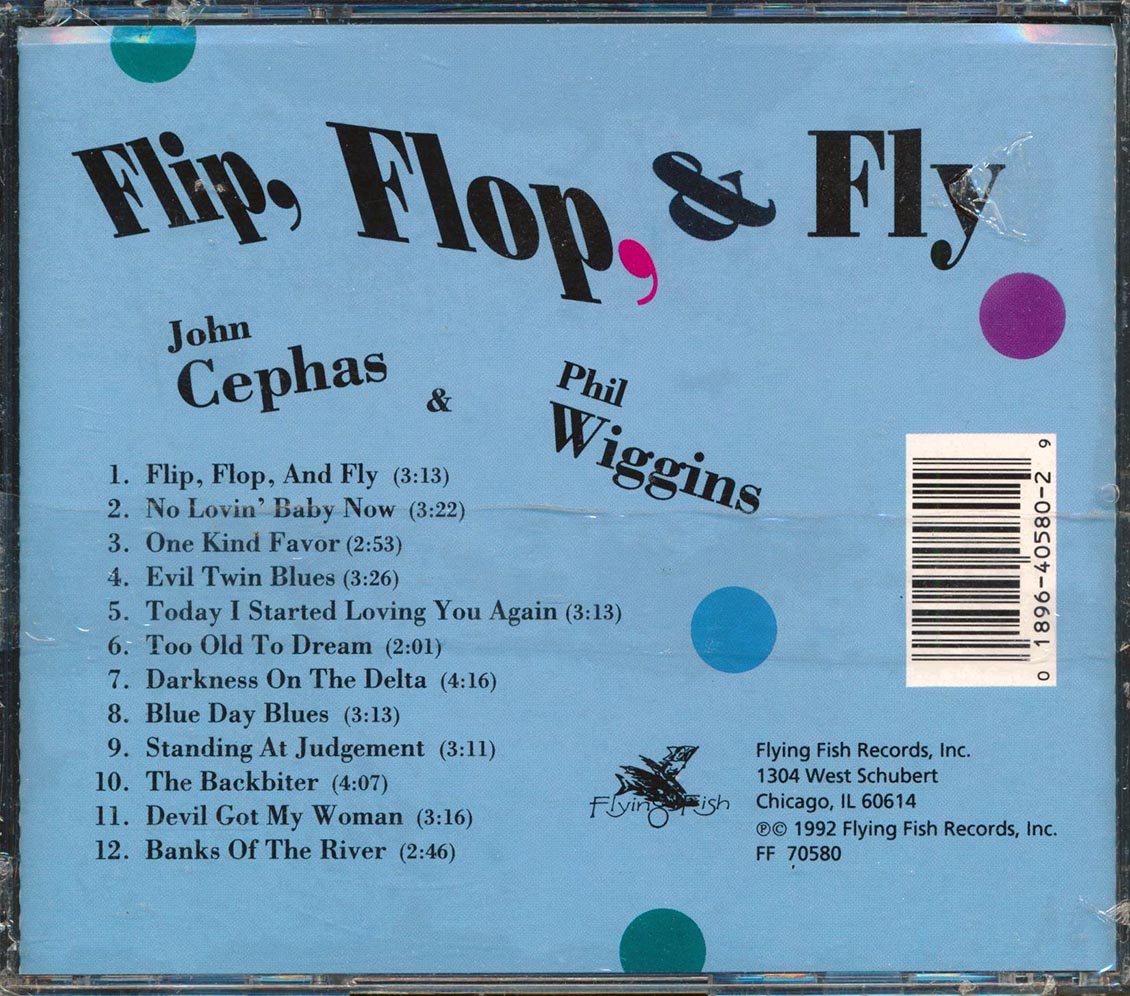 John Cephas & Phil Wiggins  - Flip, Flop, And Fly [New CD]