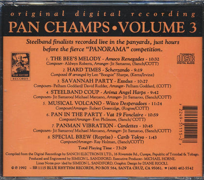 Amoco Renegades, Scherzando, Exodus, Etc. - Pan Champs Volume 3 [New CD]