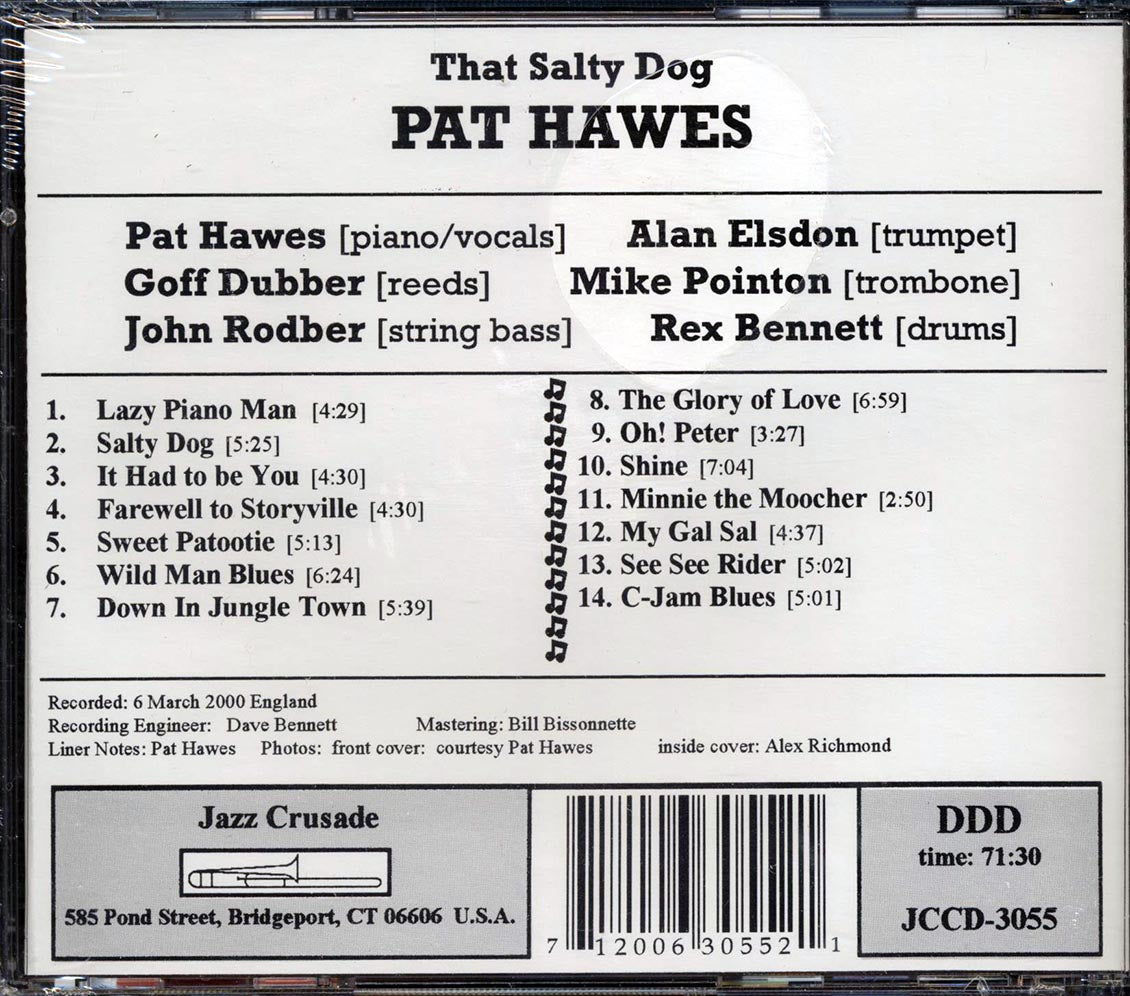 Pat Hawes - That Salty Dog [New CD]