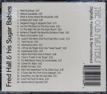 Fred Hall & His Sugar Babies, Arthur Fields - Fred Hall & His Sugar Babies Featuring Arthur Fields (24 tracks) (remastered) [New CD]