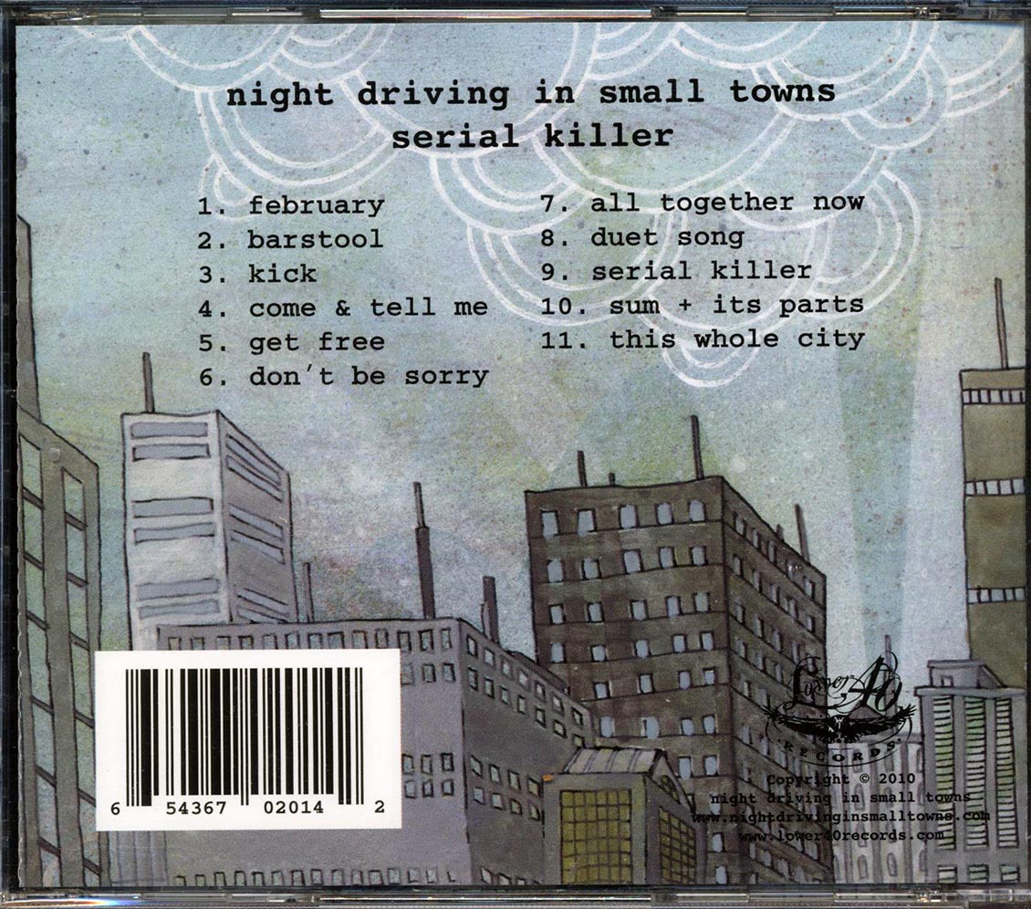 Night Driving In Small Towns - Serial Killer [New CD]