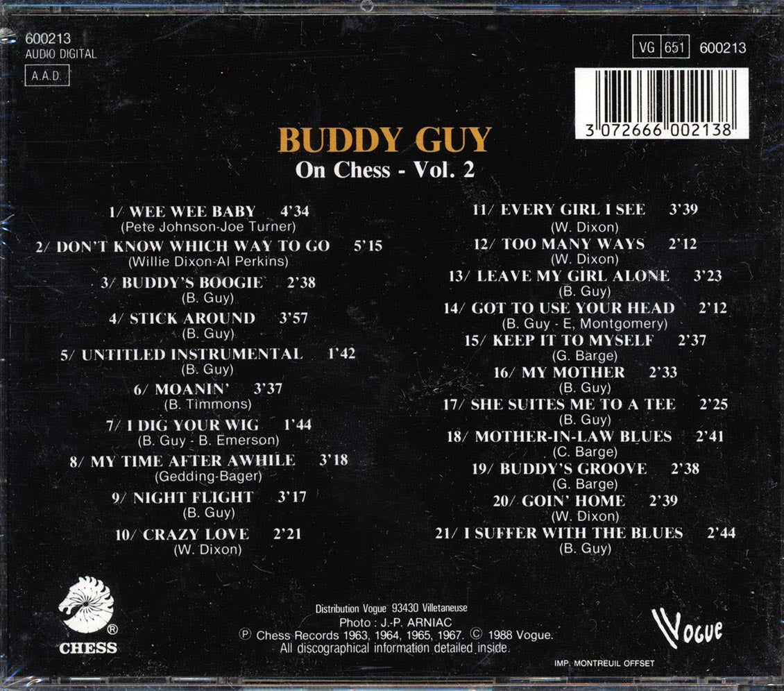 Buddy Guy - On Chess Volume 2 [New CD]
