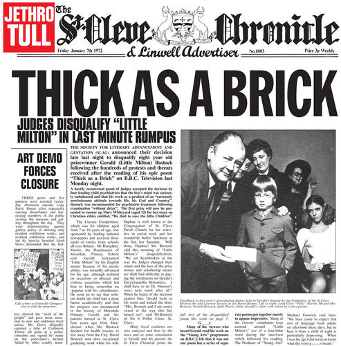 Jethro Tull - Thick As A Brick [Vinyl] [New Vinyl]