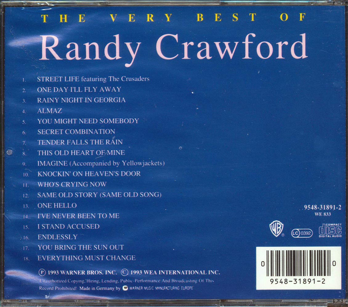 Randy Crawford - The Very Best Of Randy Crawford [New CD]