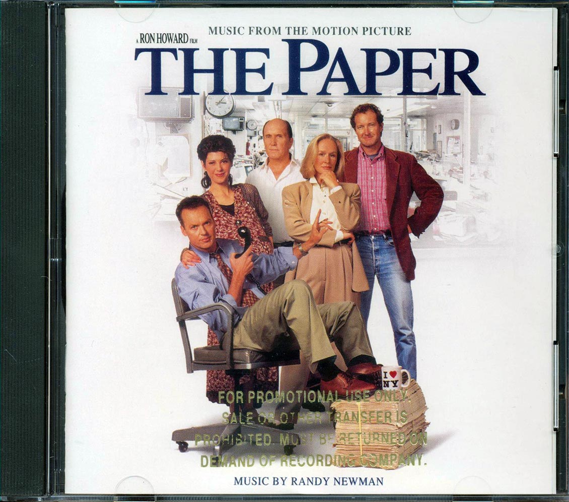 Randy Newman - The Paper Music Form The Motion Picture [New CD]