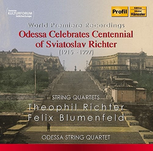 Richter / Odessa String Quartet - Odessa Celebrates Centennial of Sviatoslav Richter Music CD