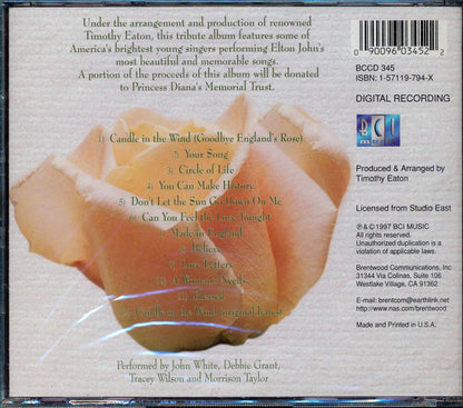 John White, Debbie Grant, Tracey Wilson, Etc. - England Rose: A Tribute To The Music Of Elton John [New CD]