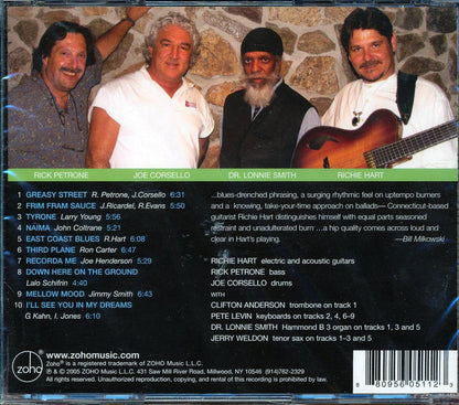 Richie Hart With Joe Corsello, Rick Petrone, Dr. Lonnie Smith  - Greasy Street [New CD]