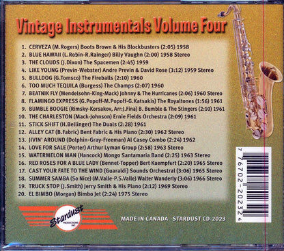 Boots Brown & His Blockbusters, Billy Vaughn, The Spacemen, Etc. - Vintage Instrumentals Volume 4 [New CD]