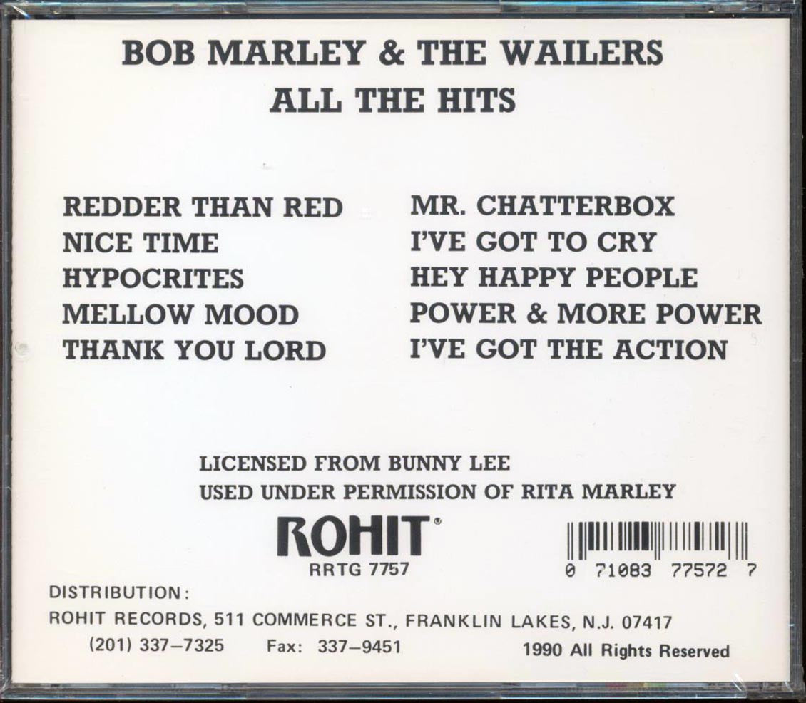 Bob Marley - All The Hits [New CD]